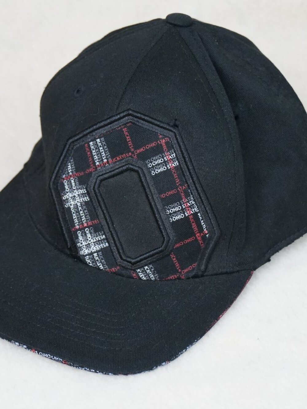 EUC Ohio State Buckeyes Hat 22.5” L/XL Structured Baseball Cap OSU Football
